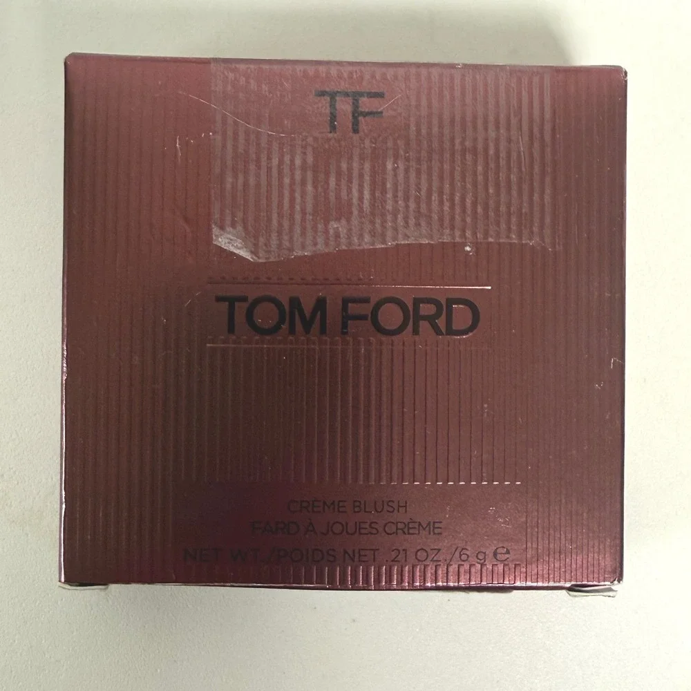 Tom Ford Blush Compact 01 Cafe Blush Luxury Velvet Cream Compact Designer